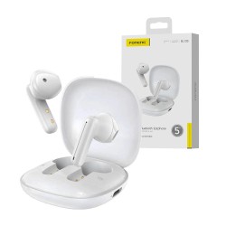 Auscultadores Bluetooth TWS Foneng BL135 Ultra Thin Branco